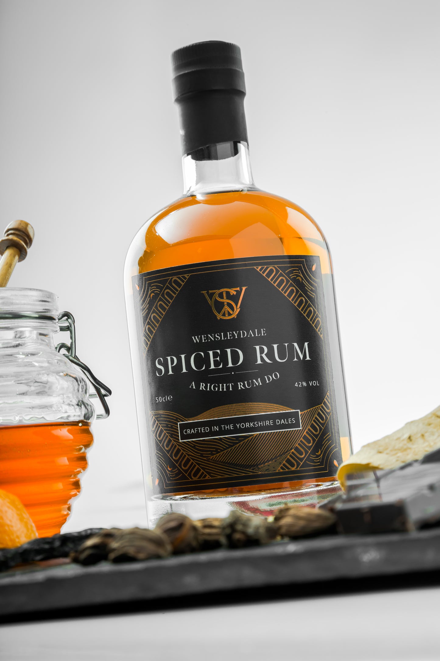 Wensleydale Spiced Rum Spirit Drink - Crate of 6 bottles
