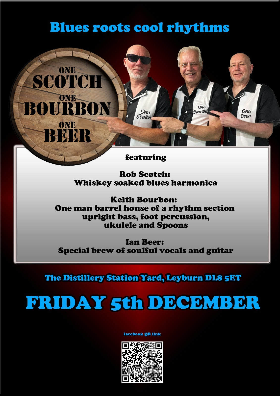 Friday 5th December - One Scotch, One Bourbon, One Beer.