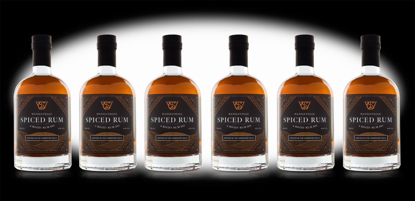 Wensleydale Spiced Rum Spirit Drink - Crate of 6 bottles